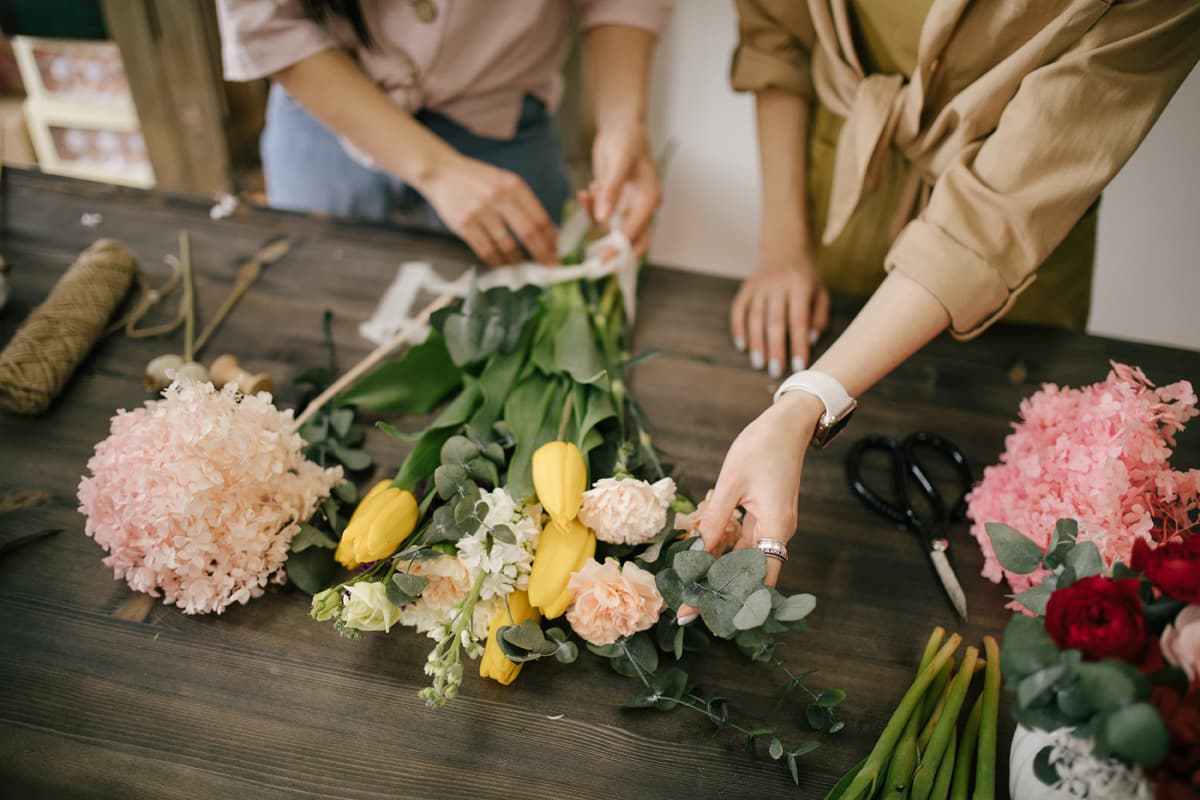 taller de flores preservadas en ribadeo